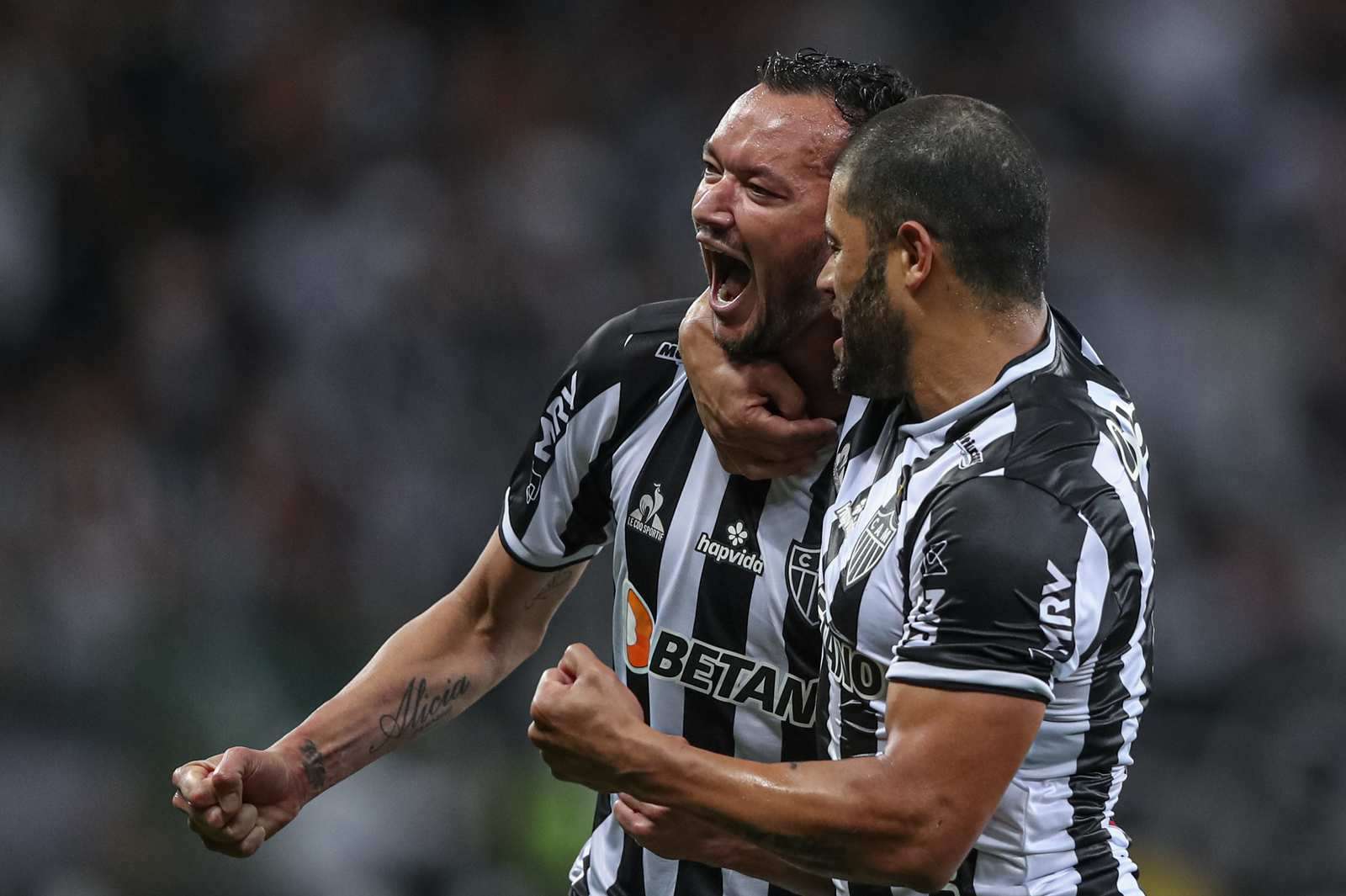 لقطة من المباراة (المصدر: أتلتيكو مينيرو)