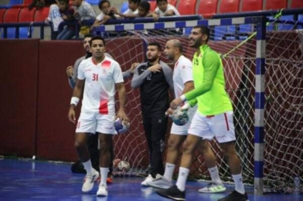 من مباراة الزمالك والأولمبي