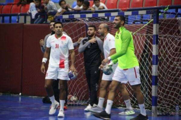 من مباراة الزمالك والأولمبي