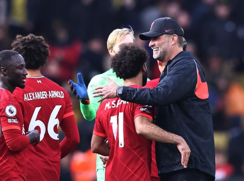 يورجن كلوب ومحمد صلاح 