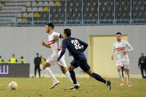 من لقاء سابق بين الزمالك وإنبي