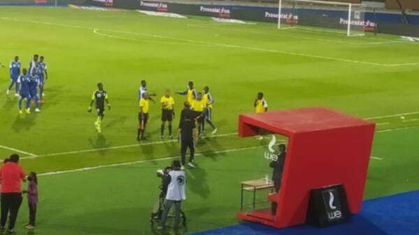 جانب من المباراة