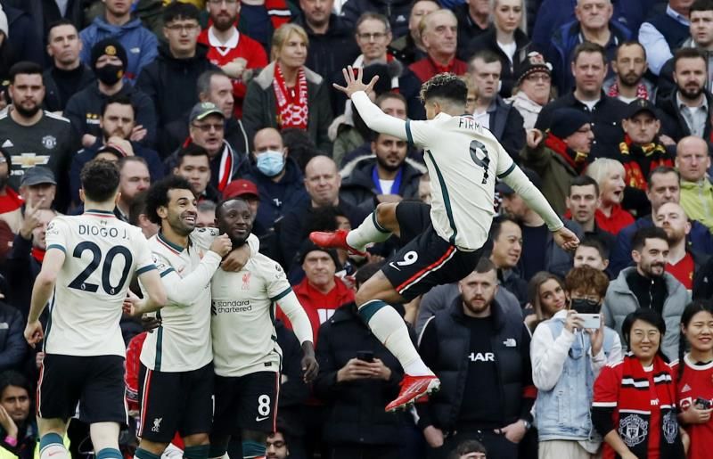 فرحة ليفربول بالهدف المبكر