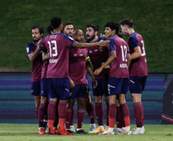 فرحة لاعبي الوحدة