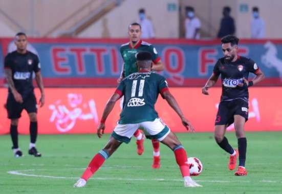 جانب من لقاء ضمك والاتفاق