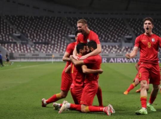 لاعبو منتخب سوريا الأولمبي