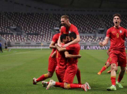 لاعبو منتخب سوريا الأولمبي