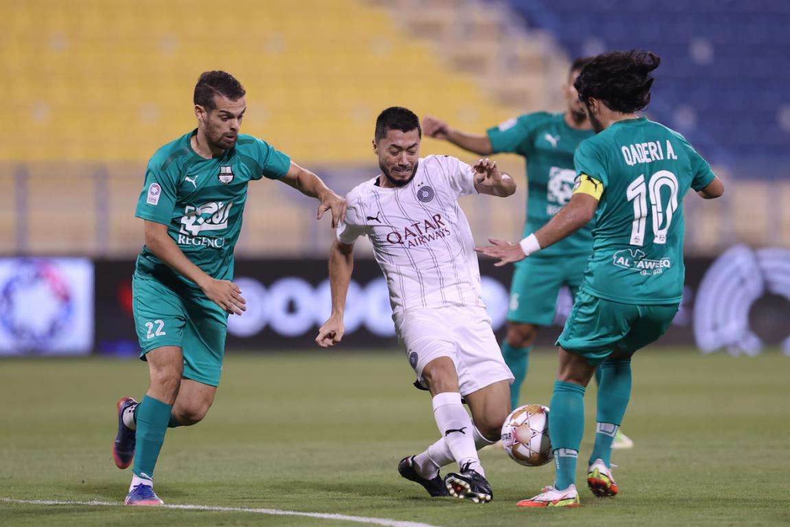 من مباراة السد والأهلي