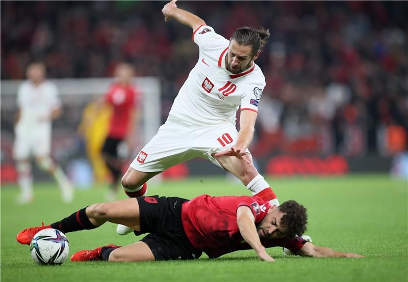 من لقاء سابق بين ألبانيا وبولندا