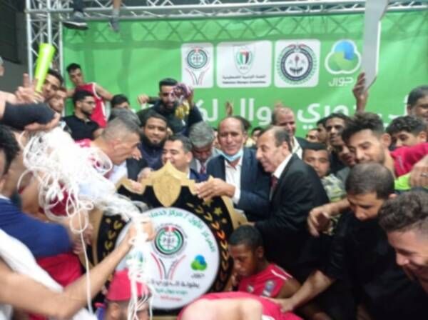 تتويج المغازي بلقب دوري السلة