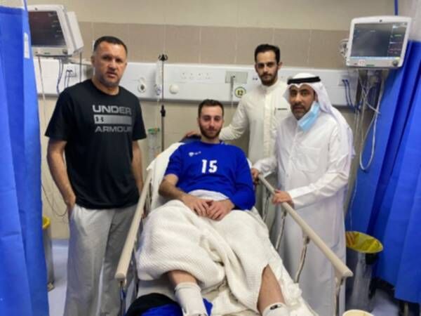 من زيارة اتحاد السلة للاعبي الجهراء