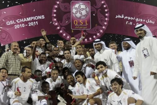 لخويا ولحظة التتويج بدوري نجوم قطر