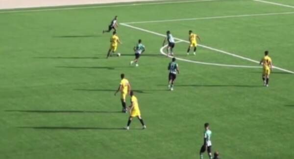 من المباراة الودية 