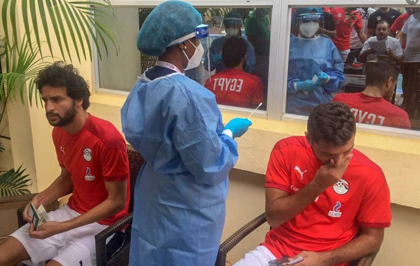 لاعبو منتخب مصر