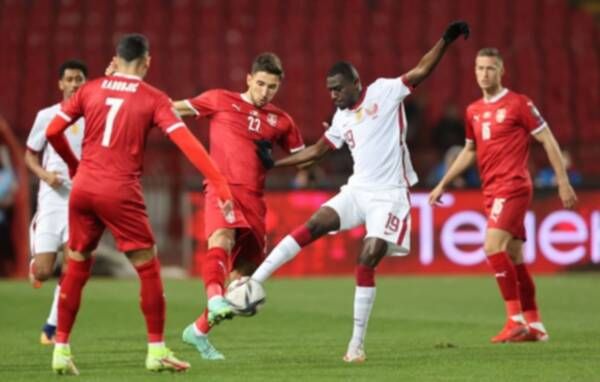 جانب من المباراة