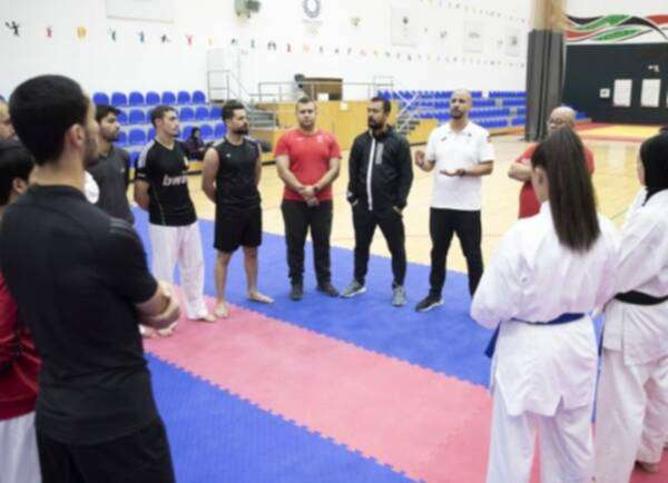 من تدريبات منتخب الأردن