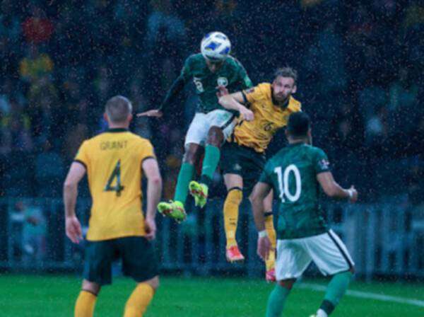 من لقاء السعودية وأستراليا