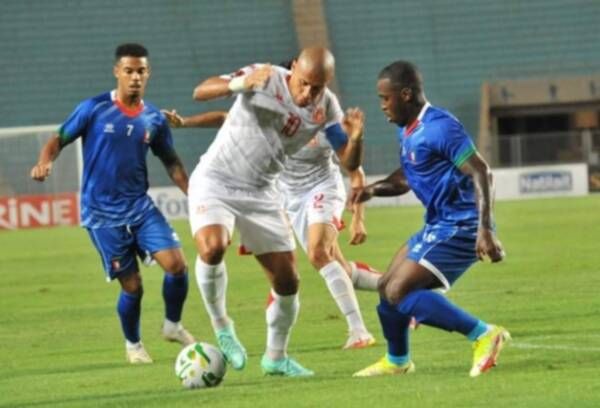 من مباراة الذهاب بين تونس وغينيا الاستوائية 