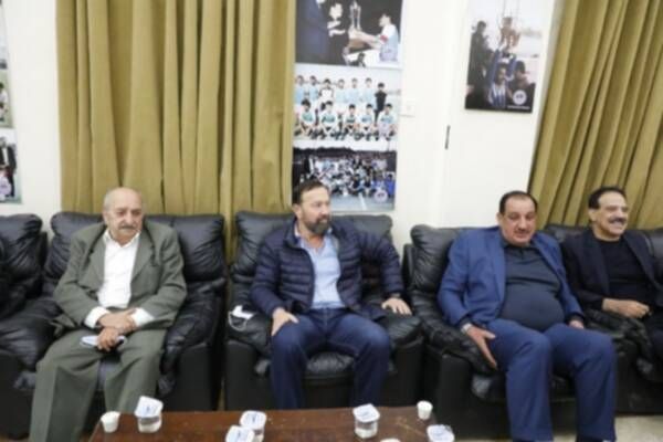 من تهئنة نادي شباب الأردن للرمثا