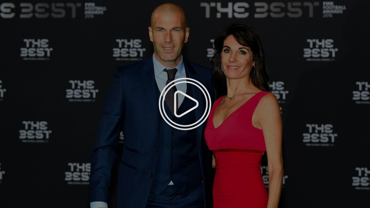 زيدان وزوجته