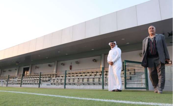 ثنائي الأهلي في ستاد الدوحة