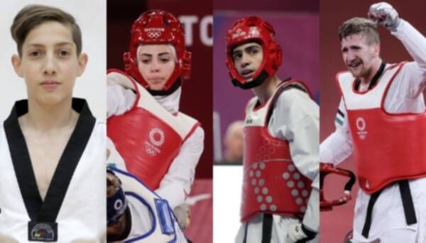 اللاعبون المتوجون بالميداليات