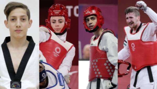 اللاعبون المتوجون بالميداليات