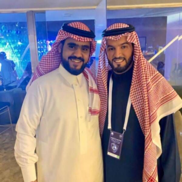 العمري ورئيس الهلال فهد بن نافل