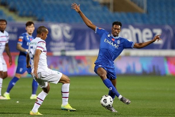 من لقاء سابق بين أبها والهلال