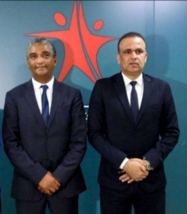 الجريء ووزير الرياضة التونسي