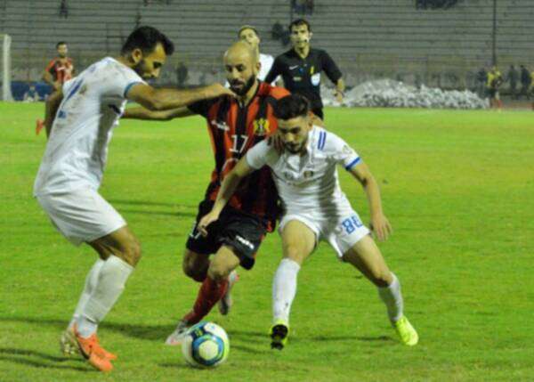 من مباراة حطين والجيش