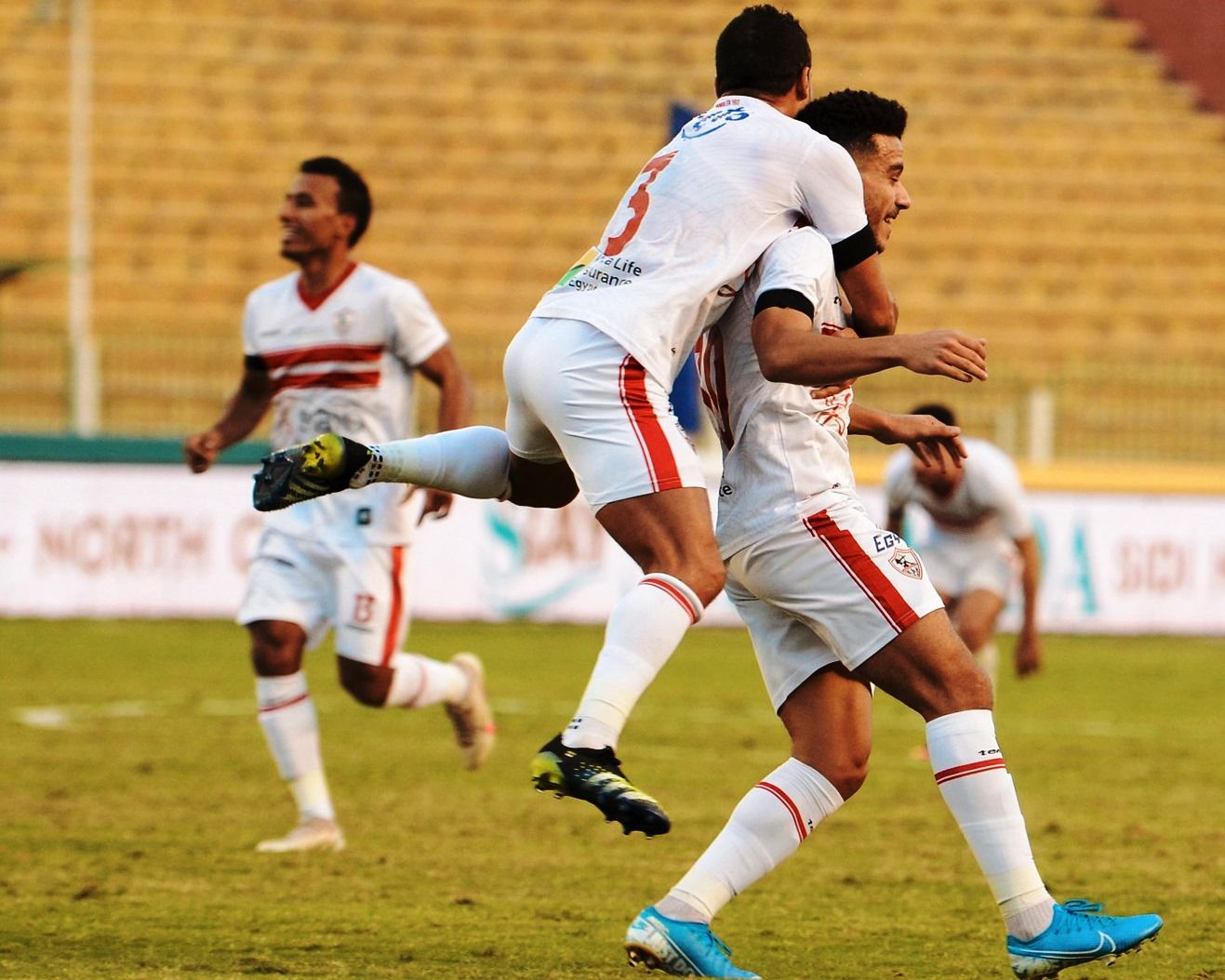 مصطفى فتحي يحتفل بالهدف