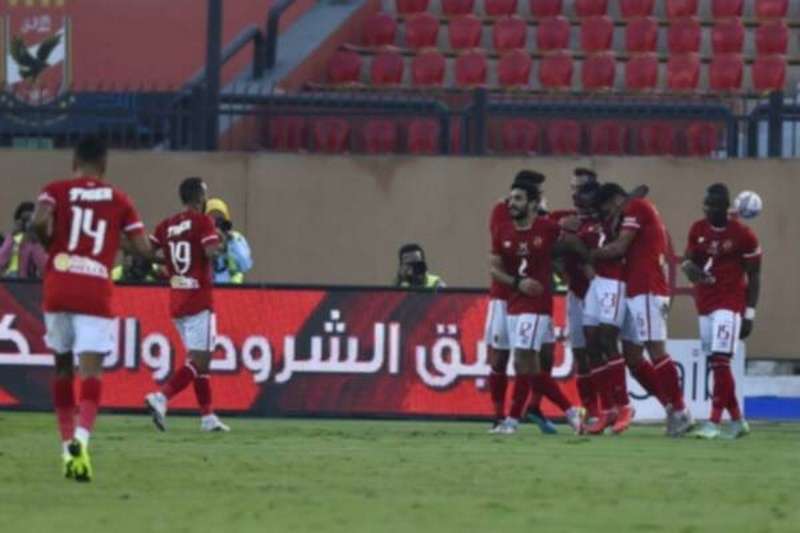فرحة لاعبي الأهلي