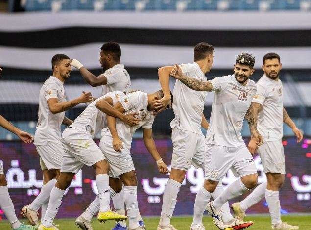 جانب من المباراة