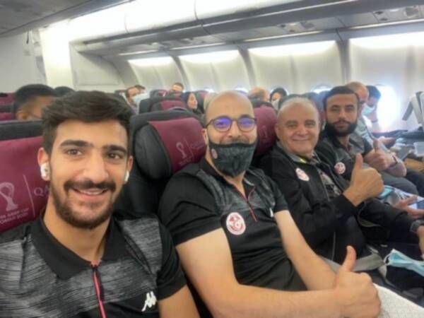 من رحلة منتخب تونس اليوم 