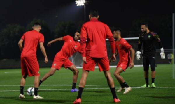 من استعدادات منتخب المغرب