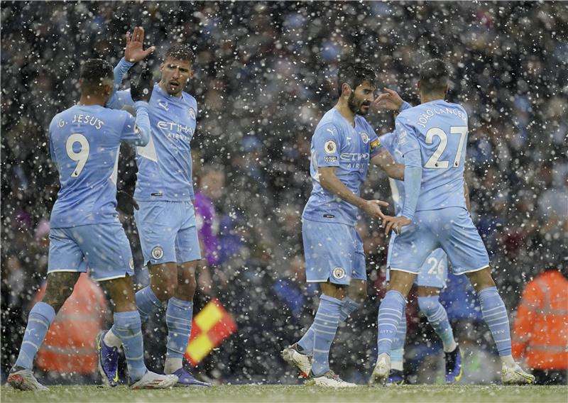 لاعبو مانشستر سيتي