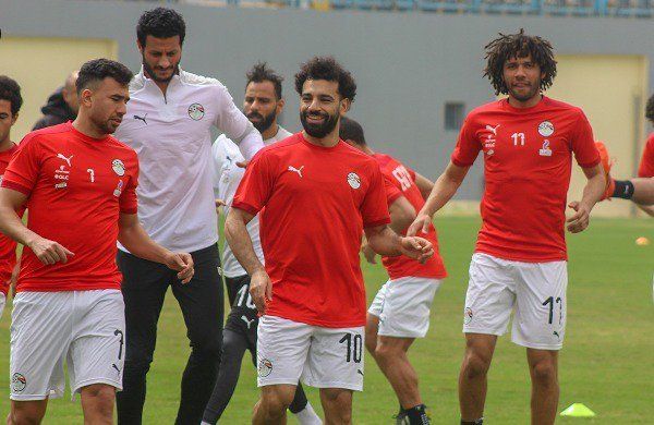 لاعبو منتخب مصر