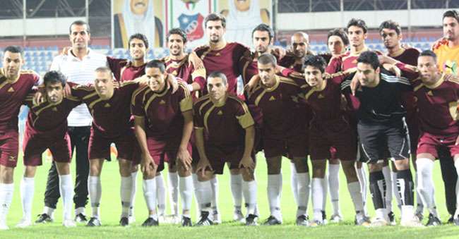 لقطة جماعية لفريق النصر الكويتي