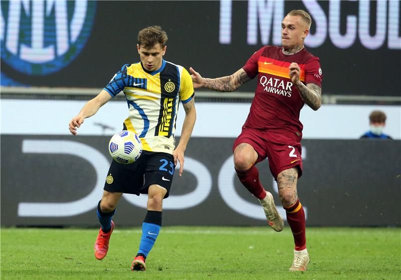 من مباراة سابقة بين إنتر وروما 