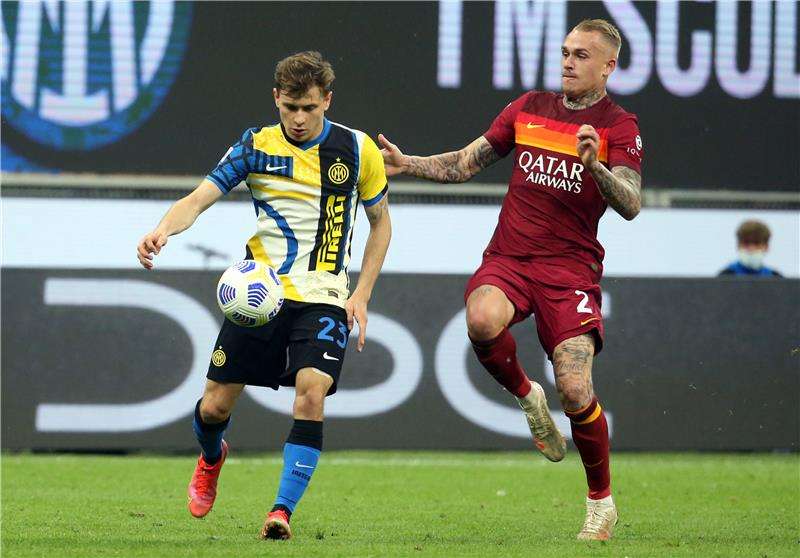 من مباراة سابقة بين إنتر وروما 