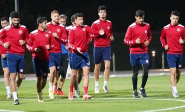 من تدريبات منتخب تونس  