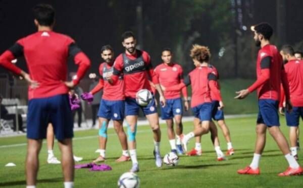 من تدريبات منتخب تونس 