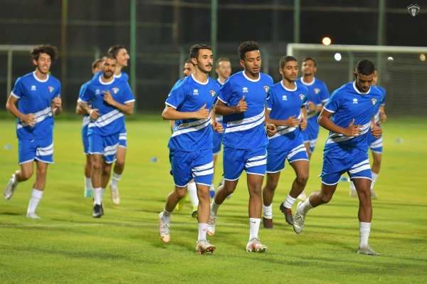 لاعبو منتخب الكويت الأولمبي