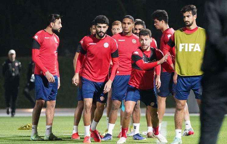 من تدريبات منتخب تونس  