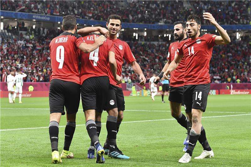 لاعبو منتخب مصر