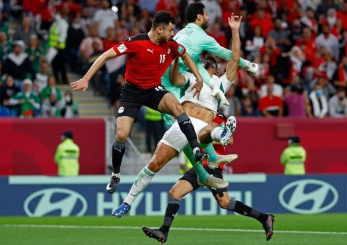 الشناوي وبونجاح خلال اللقاء