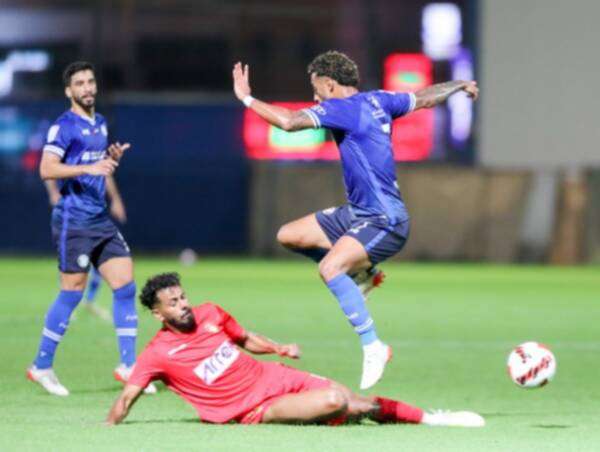 جانب من المباراة