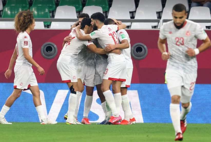 فرحة منتخب تونس