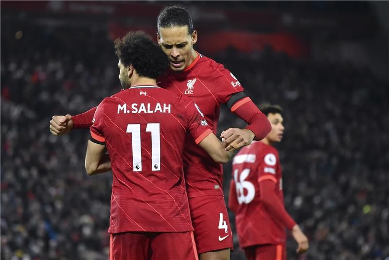 فيرجيل فان دايك ومحمد صلاح